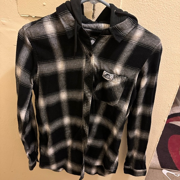 Lurking Class Art Stop & Smell The Roses Hooded Flannel - Picture 3 of 6